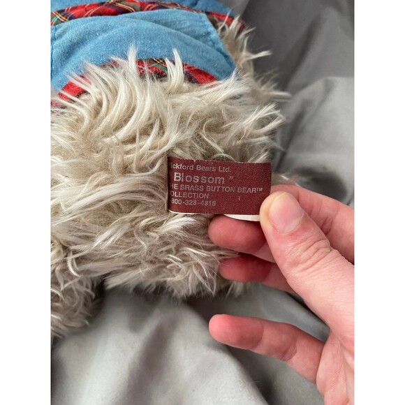 The Brass Button Bear Collection 1996 Pickford Bears Ltd. Blossom Teddy Bear - Picture 5 of 8